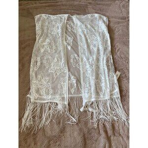 NWT LOF Women’s Shawl One Size White